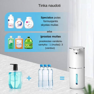 Koks muilas tinka automatiniam skysto muilo dozatoriui