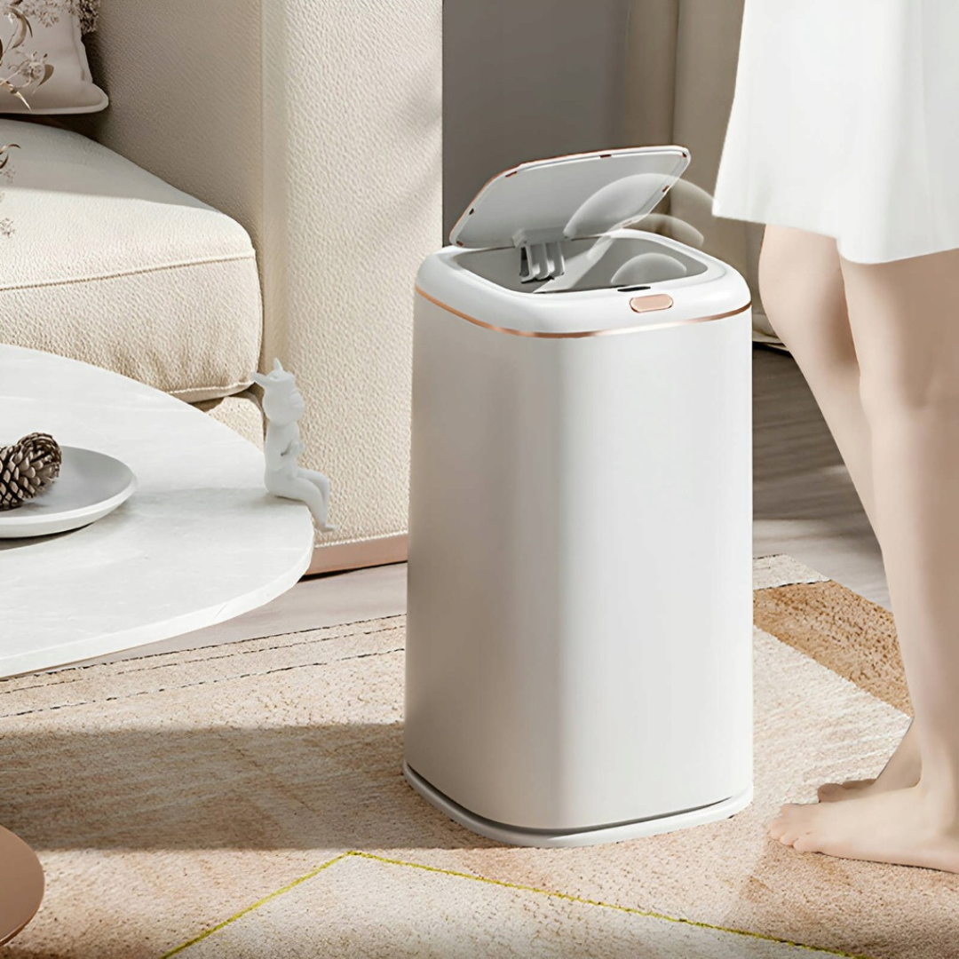 Automatinė šiukšlių dėžė su sensoriumi