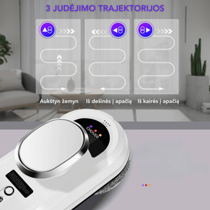 Langų valymo roboto judėjimo trajektorija