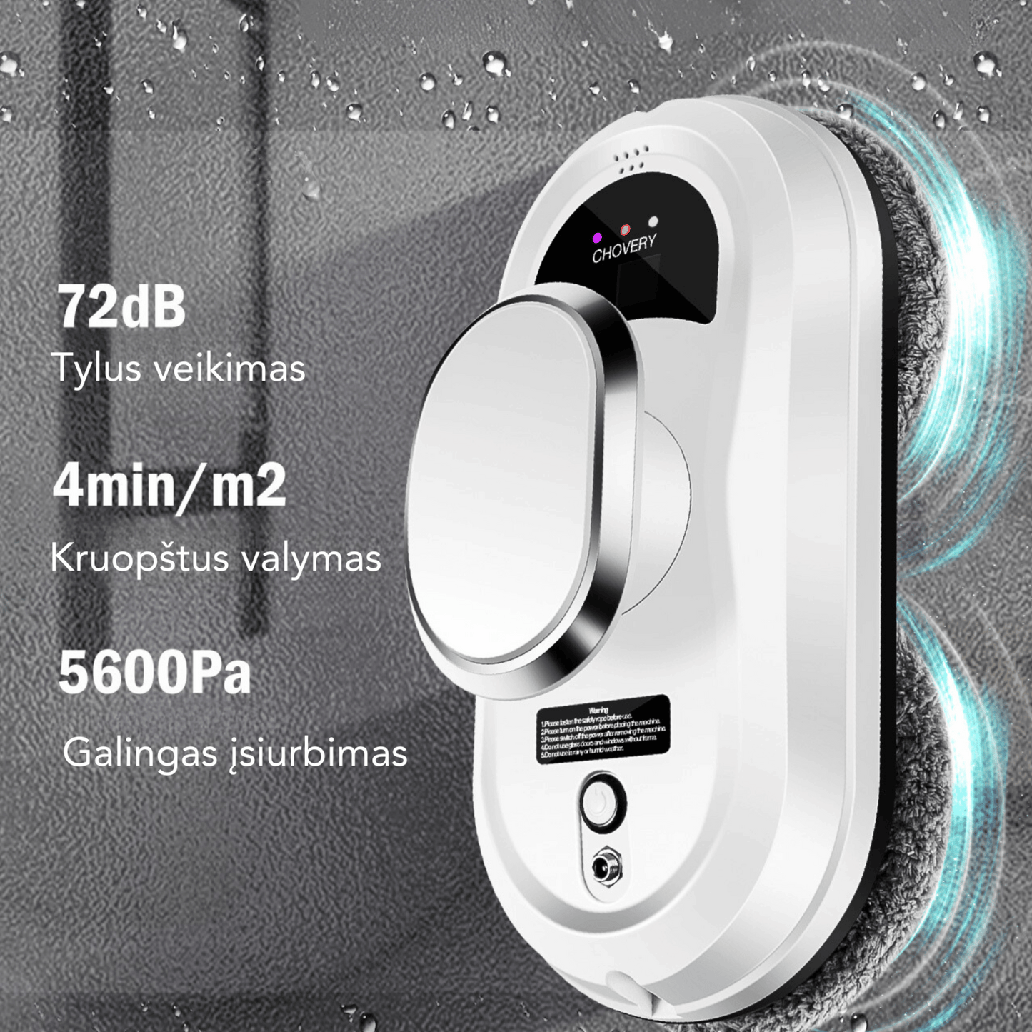 langu valymo robotas