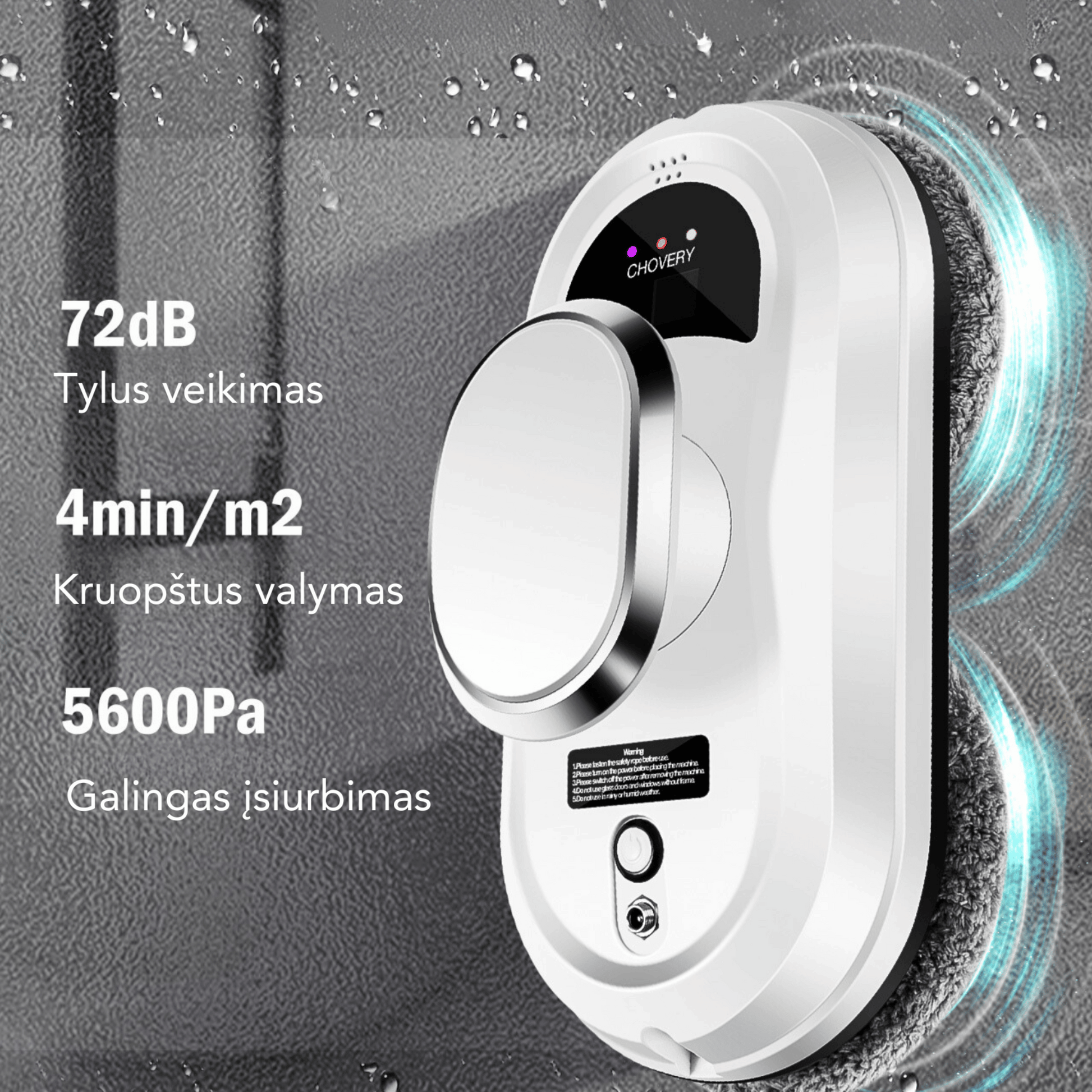 langu valymo robotas