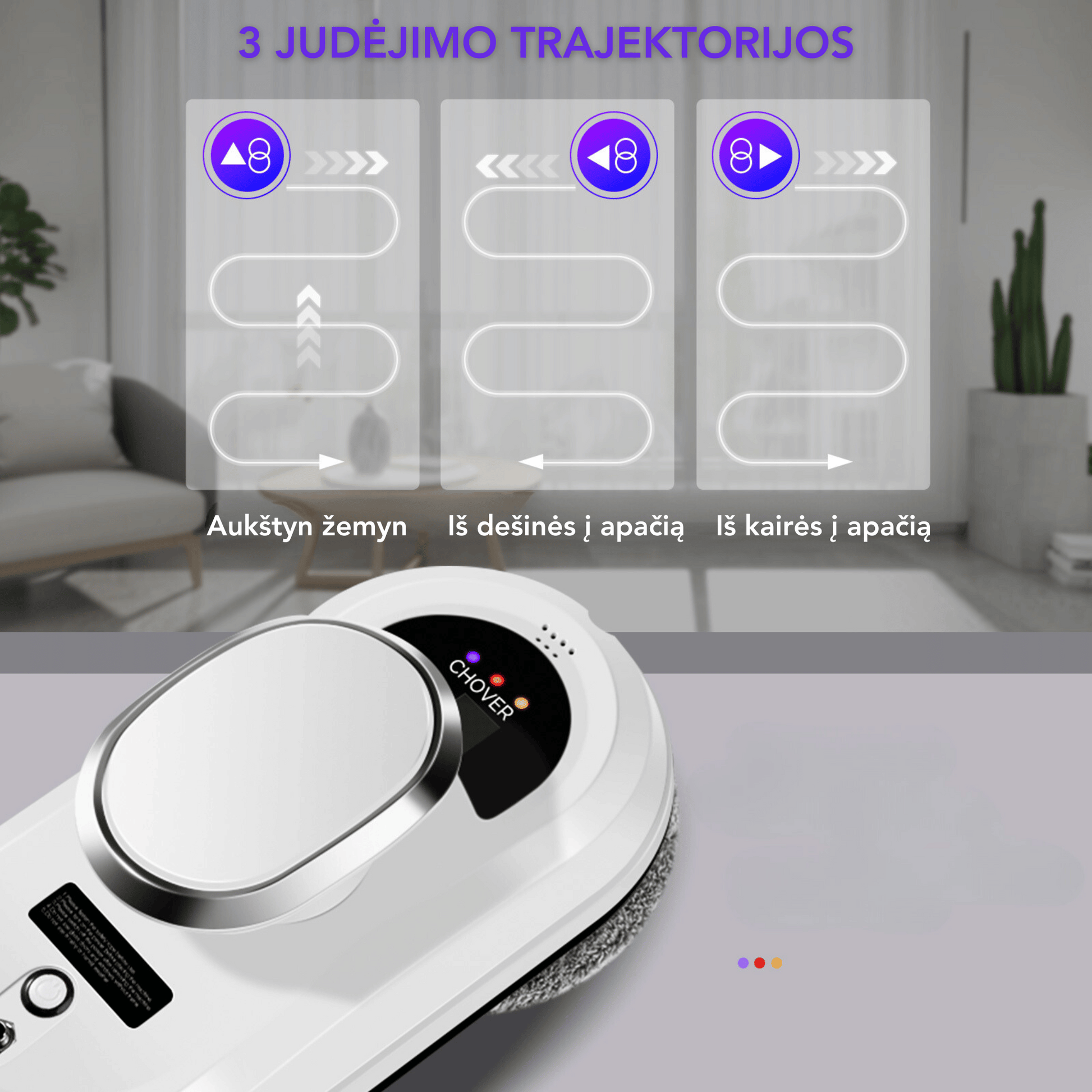 langu valymo robotas
