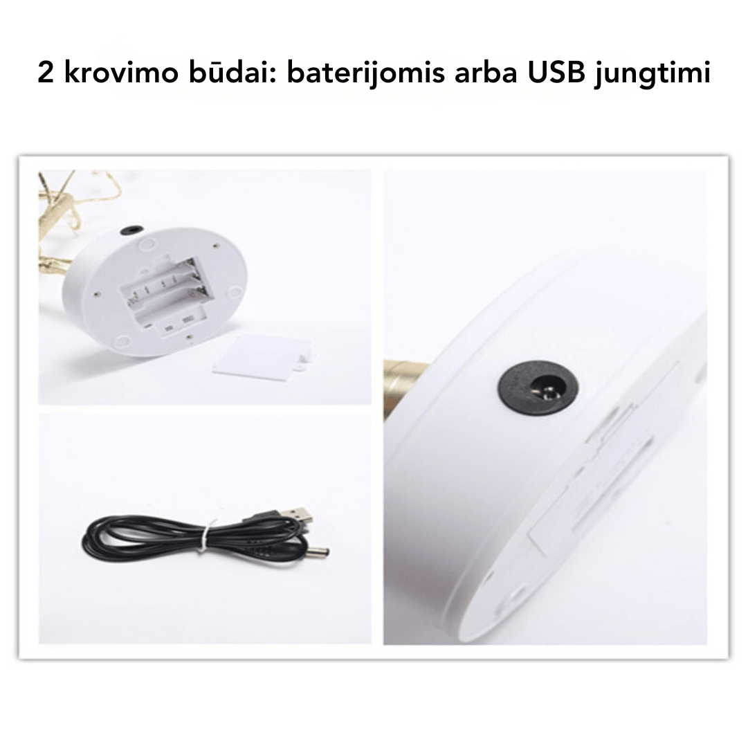 LED lempučių dekoracija