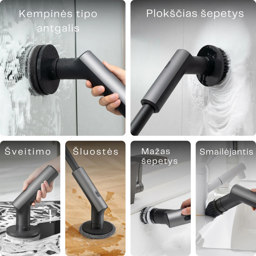 Elektrinio šepečio antgaliai