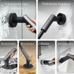 Elektrinio šepečio antgaliai