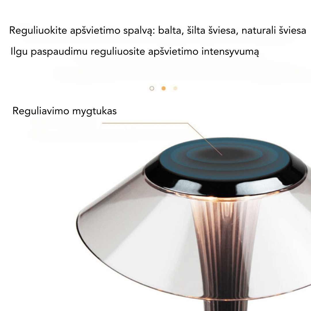 LED stalinis šviestuvas su sensoriniu valdymu