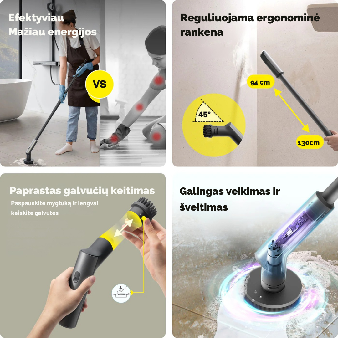 Elektrinis šveitimo šepetys privalumai